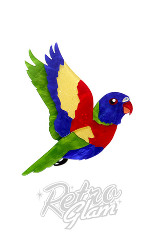 Erstwilder Lulu the Lorikeet Brooch Erstwilder Lulu the Lorikeet Brooch
