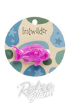 Erstwilder Simplified Mini Brooch pink fish Erstwilder Simplified Mini Brooch pink fish