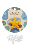 Erstwilder Simplified Mini Brooch orange starfish Erstwilder Simplified Mini Brooch orange starfish