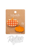 Erstwilder Pumpkin Patch Mini Brooch Set in Orange card Erstwilder Pumpkin Patch Mini Brooch Set in Orange card