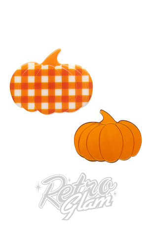Erstwilder Pumpkin Patch Mini Brooch Set in Orange Erstwilder Pumpkin Patch Mini Brooch Set in Orange