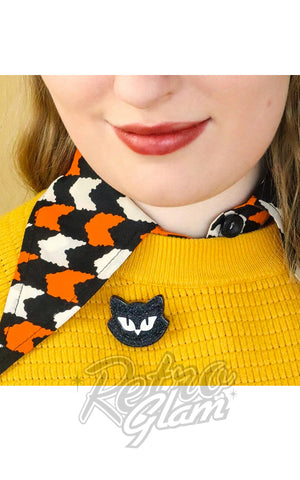 Erstwilder Shadow The Cat Mini Brooch model Erstwilder Shadow The Cat Mini Brooch model