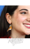 Erstwilder Rosie The Robin Earrings model Erstwilder Rosie The Robin Earrings model