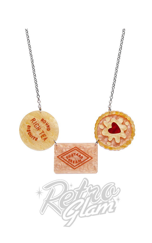 Erstwilder A Biscuit Or Three Necklace Erstwilder A Biscuit Or Three Necklace