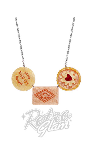 Erstwilder A Biscuit Or Three Necklace Erstwilder A Biscuit Or Three Necklace