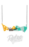 Erstwilder Cat And Mouse Necklace Erstwilder Cat And Mouse Necklace