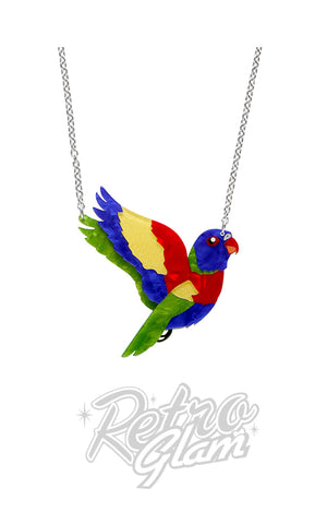 Erstwilder Lulu the Lorikeet Necklace Erstwilder Lulu the Lorikeet Necklace