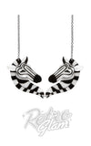 Erstwilder Zelda The Zany Zebra Necklace Erstwilder Zelda The Zany Zebra Necklace