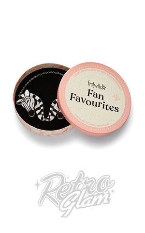 Erstwilder Zelda The Zany Zebra Necklace box Erstwilder Zelda The Zany Zebra Necklace box