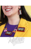 Erstwilder Original Wonka Bar Brooch model
Erstwilder Original Wonka Bar Brooch model