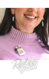 Erstwilder Rise And Grind Brooch model Erstwilder Rise And Grind Brooch model