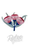 Erstwilder Ruby-Red Flowering Gum Brooch Erstwilder Ruby-Red Flowering Gum Brooch