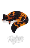 Erstwilder Saffron the Sleeping Fox Brooch in Brown Erstwilder Saffron the Sleeping Fox Brooch in Brown