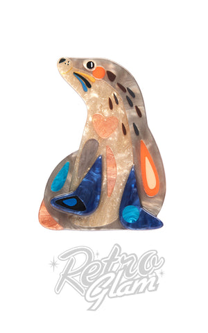 Erstwilder The Sage Sea Lion Brooch Erstwilder The Sage Sea Lion Brooch