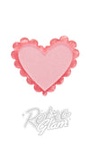 Erstwilder Scalloped Heart Simplified Mini Brooch Erstwilder Scalloped Heart Simplified Mini Brooch