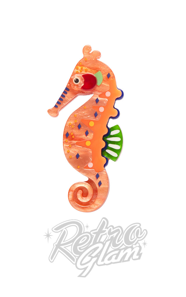 Erstwilder Wary Western Australian Seahorse Brooch Erstwilder Wary Western Australian Seahorse Brooch