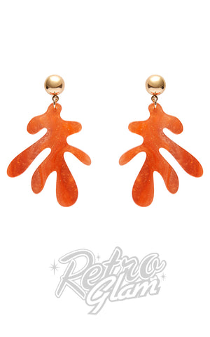Erstwilder Sealife earrings coral orange Erstwilder Sealife earrings coral orange