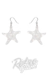 Erstwilder Sealife earrings starfish white Erstwilder Sealife earrings starfish white