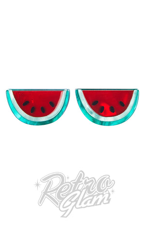 Erstwilder Viva La Viva Watermelon Stud Earrings