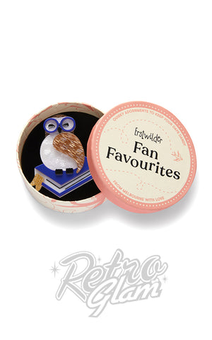 Erstwilder Studious Snow Owl Brooch box Erstwilder Studious Snow Owl Brooch box