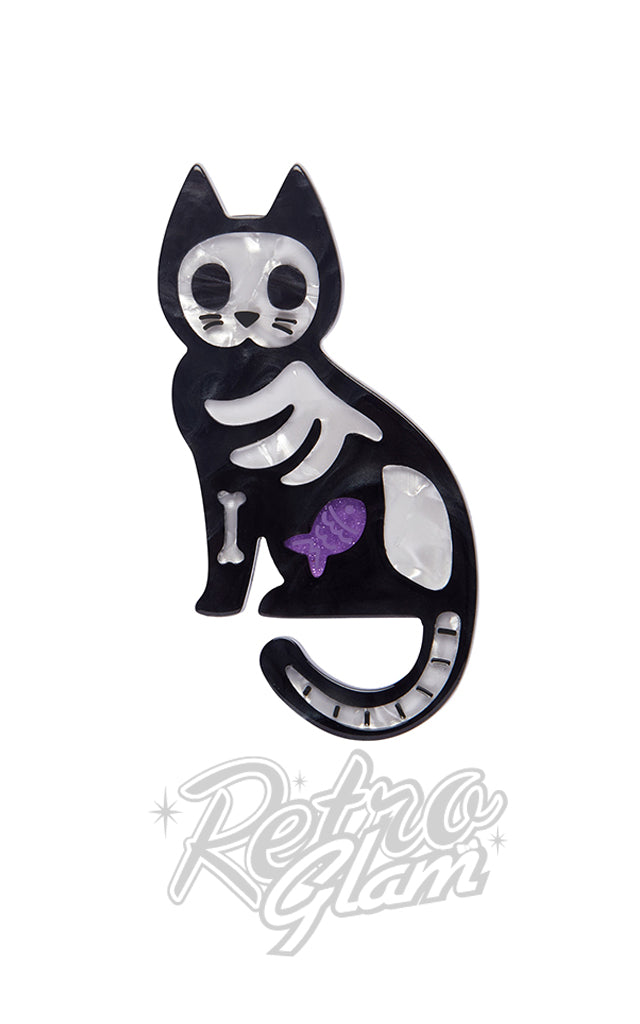 Erstwilder Tabby Tombstone Brooch Erstwilder Tabby Tombstone Brooch