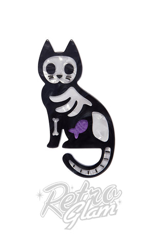 Erstwilder Tabby Tombstone Brooch Erstwilder Tabby Tombstone Brooch