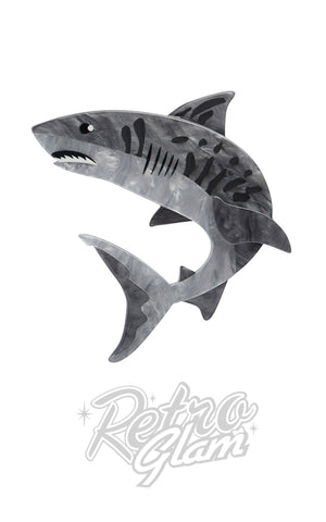 Erstwilder Tiger Shark Brooch Erstwilder Tiger Shark Brooch