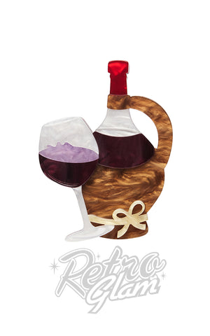 Erstwilder Vino Rosso Brooch Erstwilder Vino Rosso Brooch