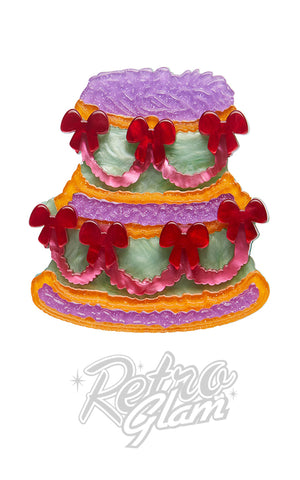Erstwilder Vintage Dreams Showstopper Cake brooch Erstwilder Vintage Dreams Showstopper Cake brooch