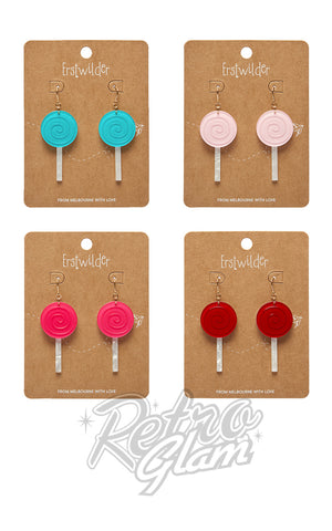 Erstwilder Wonka Lollypop Drop Earrings Erstwilder Wonka Lollypop Drop Earrings