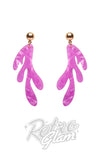 Coral earrings pink Coral earrings pink