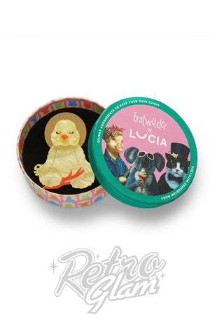 Erstwilder The Yoga Chick Brooch box Erstwilder The Yoga Chick Brooch box