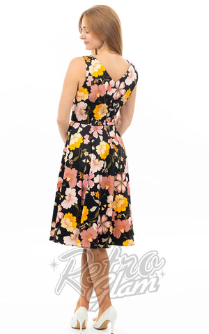 Eva Rose Misses Dress in Vintage Floral back Eva Rose Misses Dress in Vintage Floral back