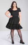 Hell Bunny Annette Dress in Black curvy Hell Bunny Annette Dress in Black curvy
