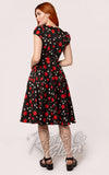 Hell Bunny Apple Pie Dress back Hell Bunny Apple Pie Dress back