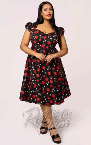 Hell Bunny Apple Pie Dress curvy Hell Bunny Apple Pie Dress curvy
