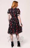 Hell Bunny Blooming Elle Dress back Hell Bunny Blooming Elle Dress back