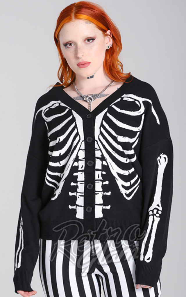 Hell Bunny Skeleton Cardigan - M & XL left only