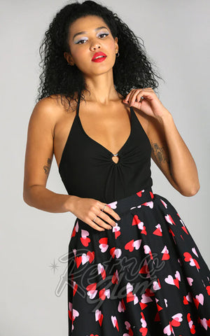 Hell Bunny Cheryl Top in Black Hell Bunny Cheryl Top in Black