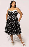 Hell Bunny Domino Dress curvy polka dot Hell Bunny Domino Dress curvy polka dot