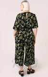 Hell Bunny Gaia Jumpsuit plus sized back Hell Bunny Gaia Jumpsuit plus sized back