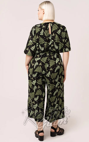 Hell Bunny Gaia Jumpsuit plus sized back Hell Bunny Gaia Jumpsuit plus sized back