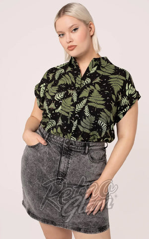 Hell Bunny Gaia Shirt curvy Hell Bunny Gaia Shirt curvy