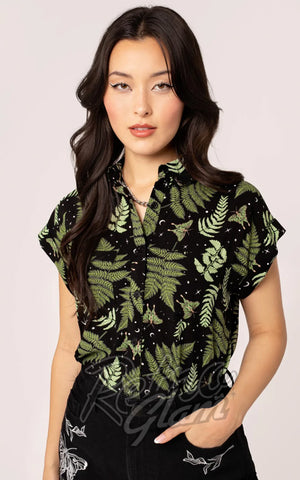 Hell Bunny Gaia Shirt Hell Bunny Gaia Shirt