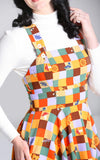 Hell Bunny Hawthorn Pinafore Dress detail Hell Bunny Hawthorn Pinafore Dress detail