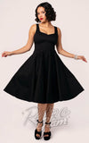 Hell Bunny Heidi Dress in Black pinup Hell Bunny Heidi Dress in Black pinup