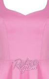 Hell Bunny Heidi Dress in Pink fabric Hell Bunny Heidi Dress in Pink fabric