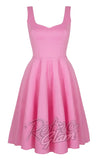 Hell Bunny Heidi Dress in Pink detail Hell Bunny Heidi Dress in Pink detail