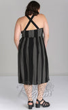 Hell Bunny Lita Dress detail plus sized back Hell Bunny Lita Dress detail plus sized back