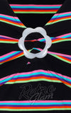 Hell Bunny Lyla Striped Top rainbow Hell Bunny Lyla Striped Top rainbow